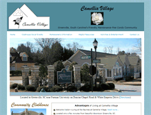Tablet Screenshot of camelliavillage.com